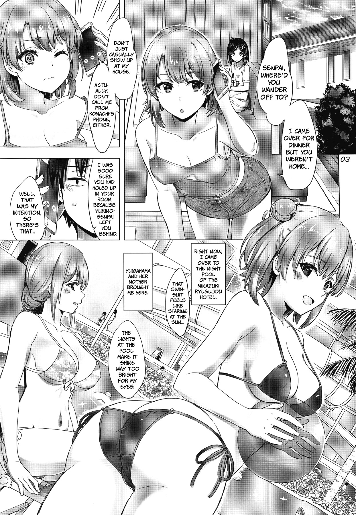 Hentai Manga Comic-A Passionate Summer Resort with the Yuigahamas-Read-2